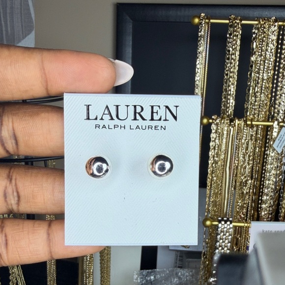 Ralph Lauren Jewelry - Ralph Lauren Shiny Silver Earrings